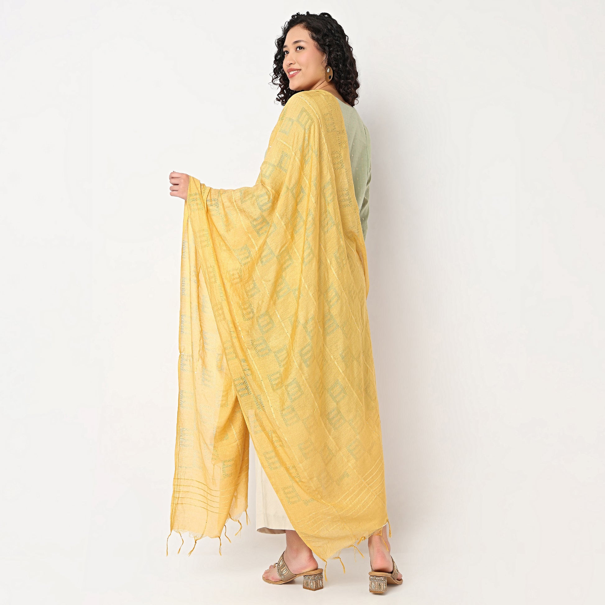 Polyester Solid Dupatta