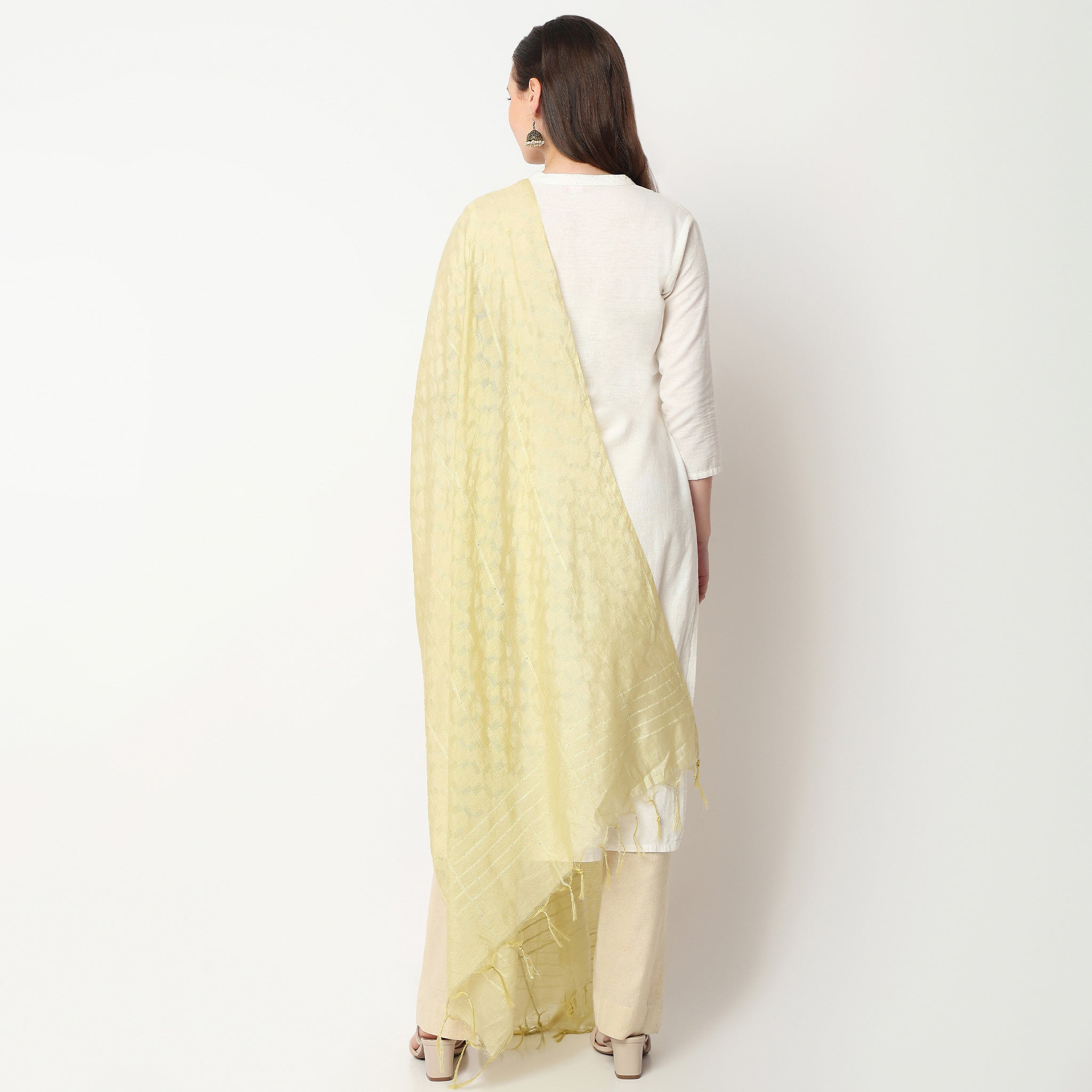 Polyester Solid Dupatta