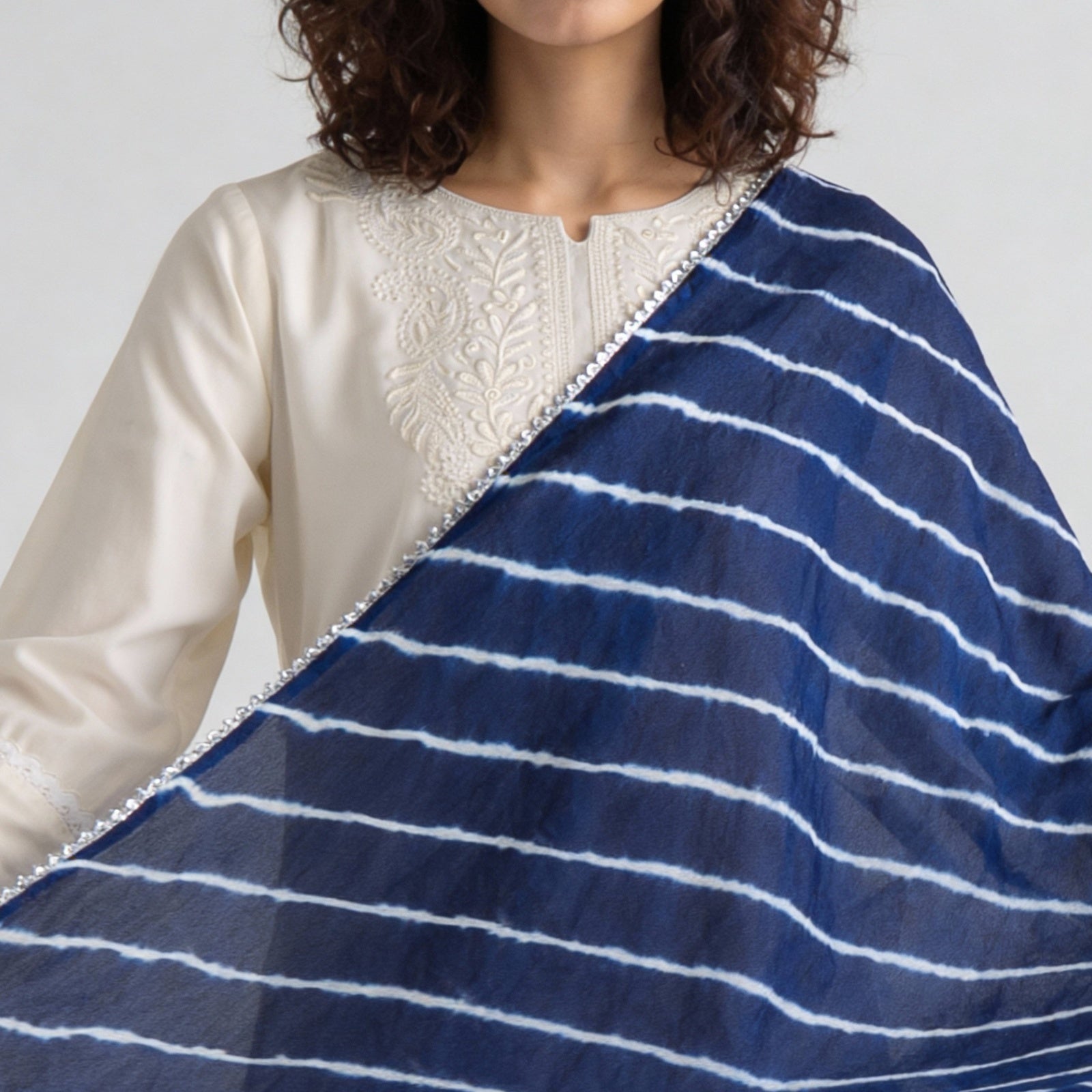 Tie- Dye Poly Silk Dupatta