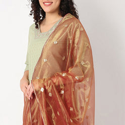 Embroidered Polyester Dupatta