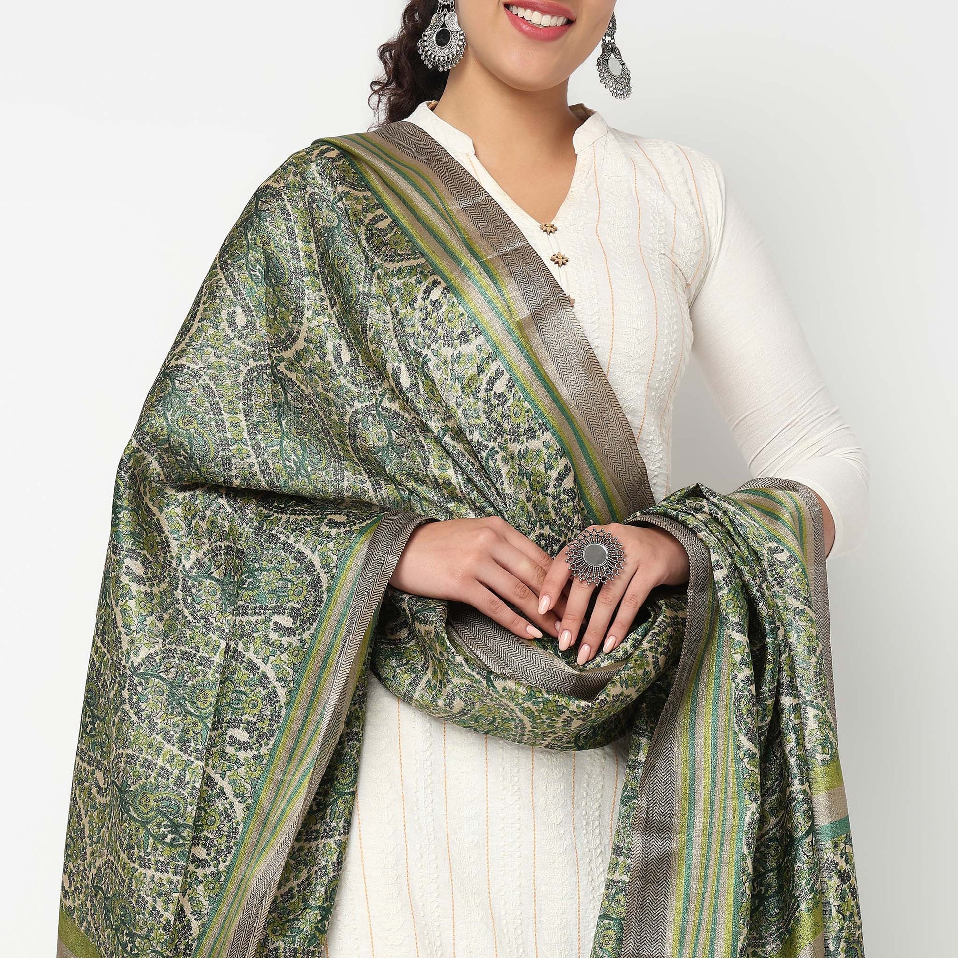 Art Silk Printed Dupatta