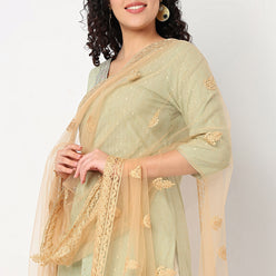 Embroidered Polyster Dupatta