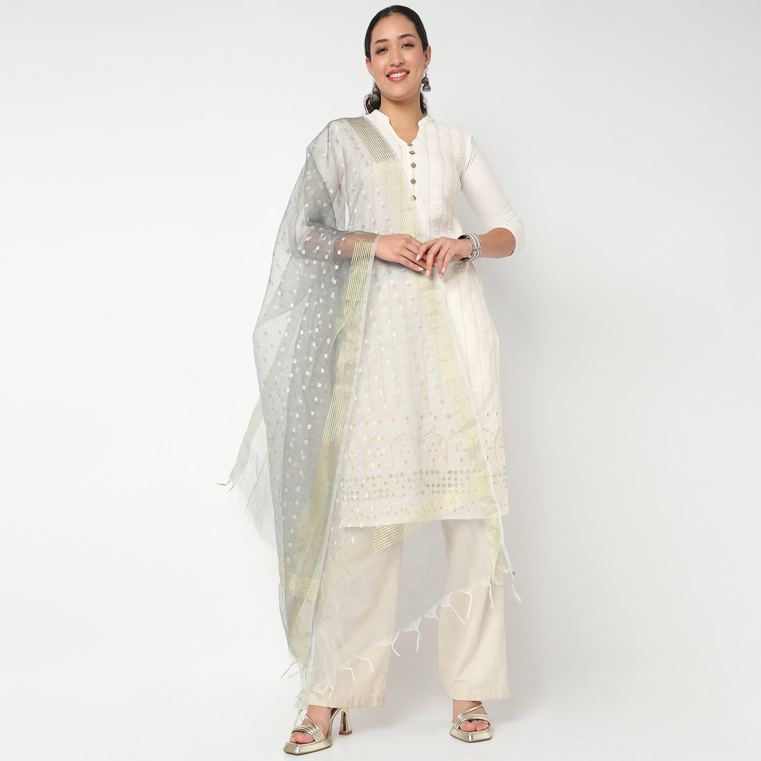 Organza Butti Dupatta