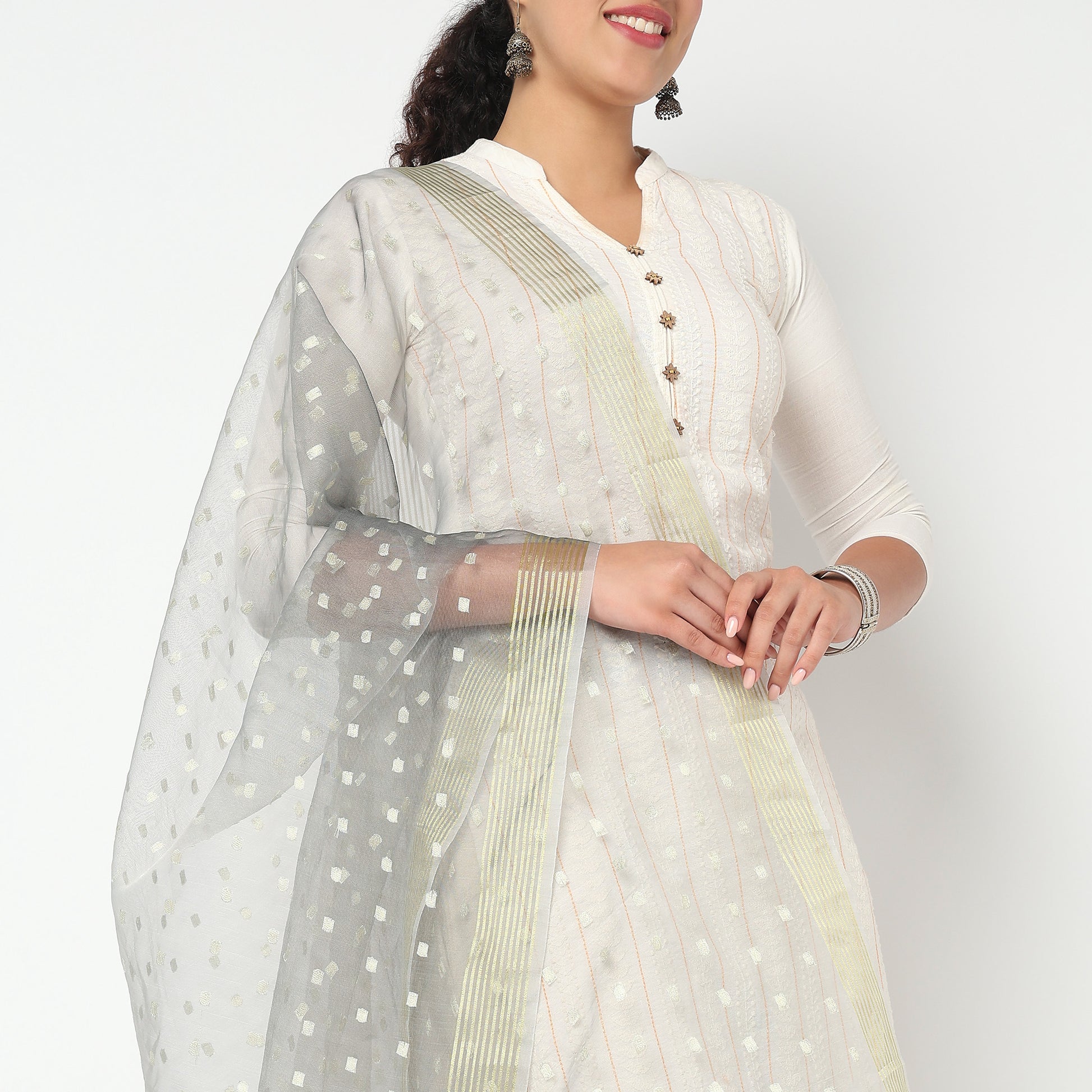 Organza Butti Dupatta