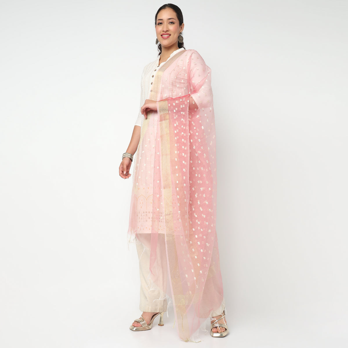 Organza Butti Dupatta