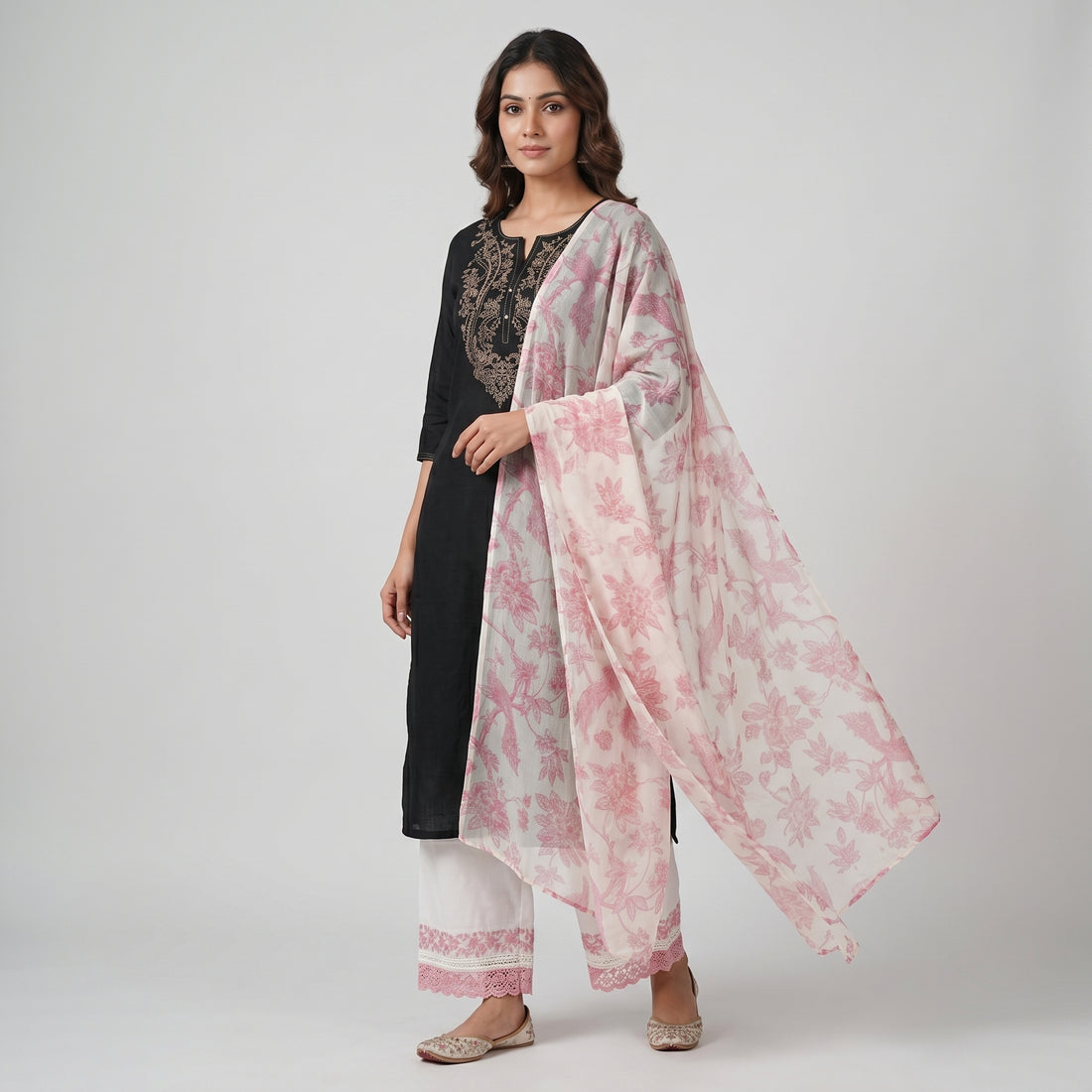 Digital Print Chiffon Dupatta