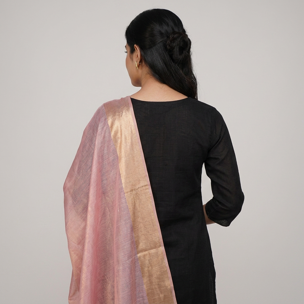 Embellished Brocade Dupatta