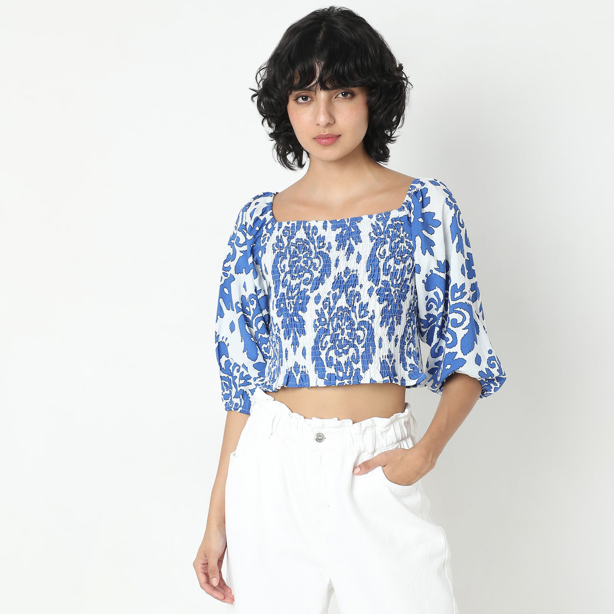 Regular Fit Printed Top