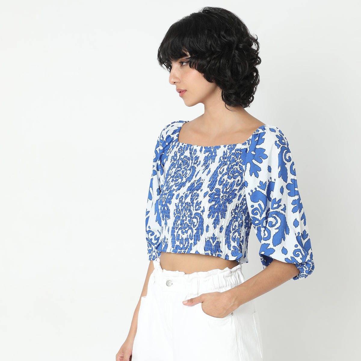 Regular Fit Printed Top