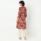 Flare Fit Printed Kurta