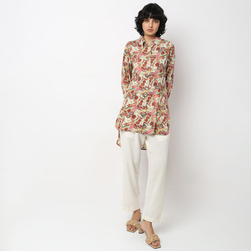 Straight Fit Printed Kurta