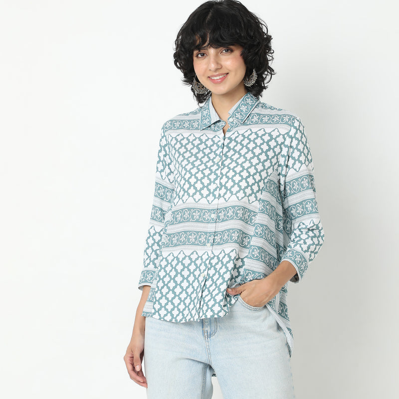 Regular Fit Printed Tunic