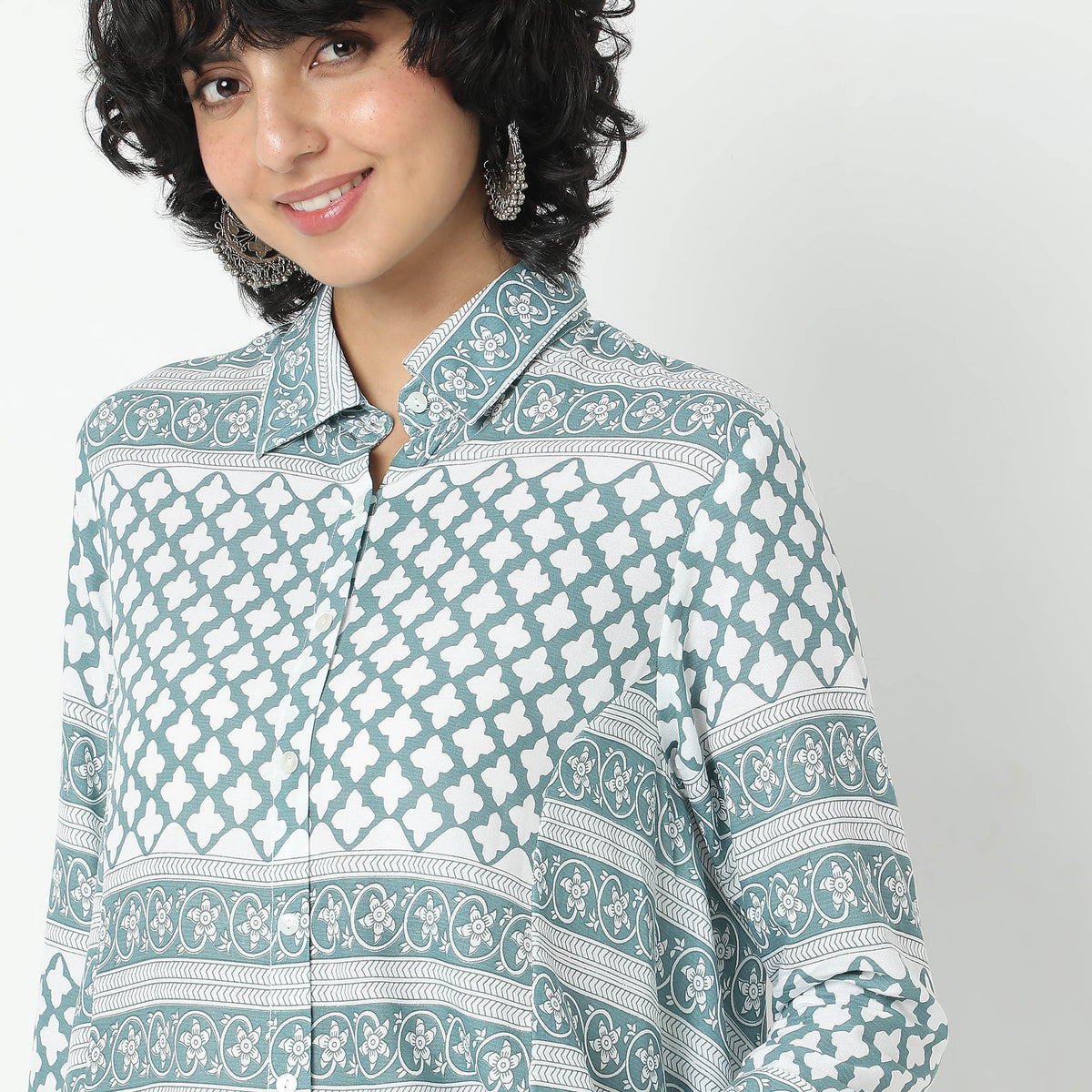 Regular Fit Printed Tunic