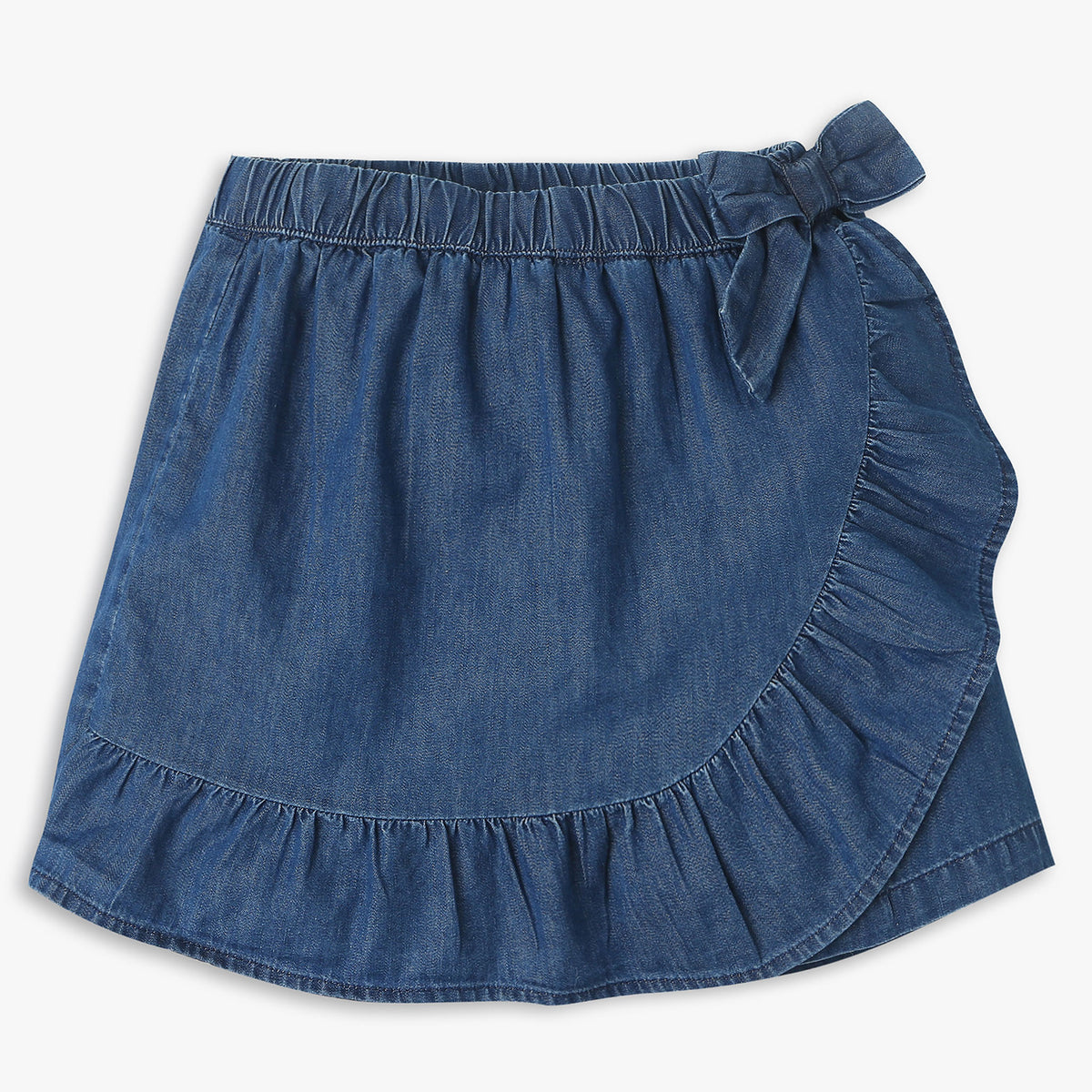 Girls Regular Fit Solid Mid Rise Skirts