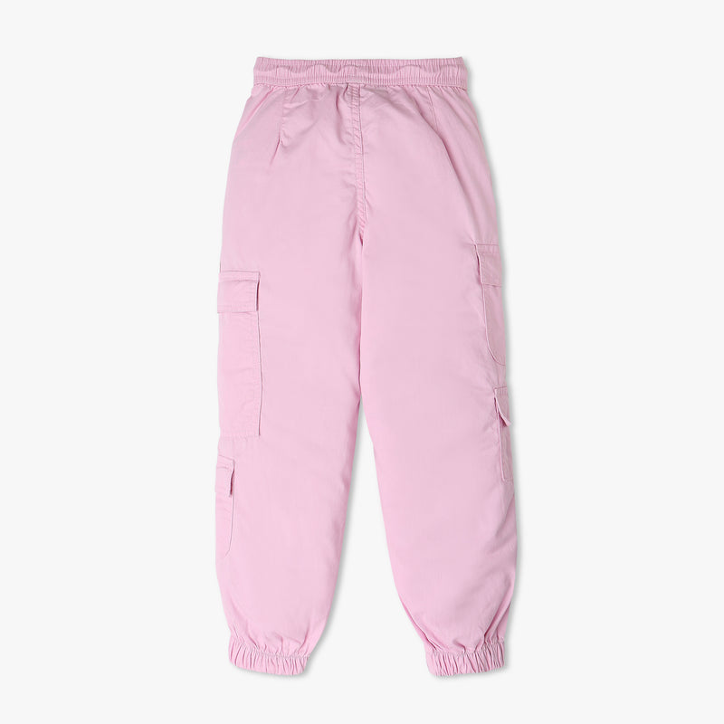 Girls Mid Rise Parachute Cargos