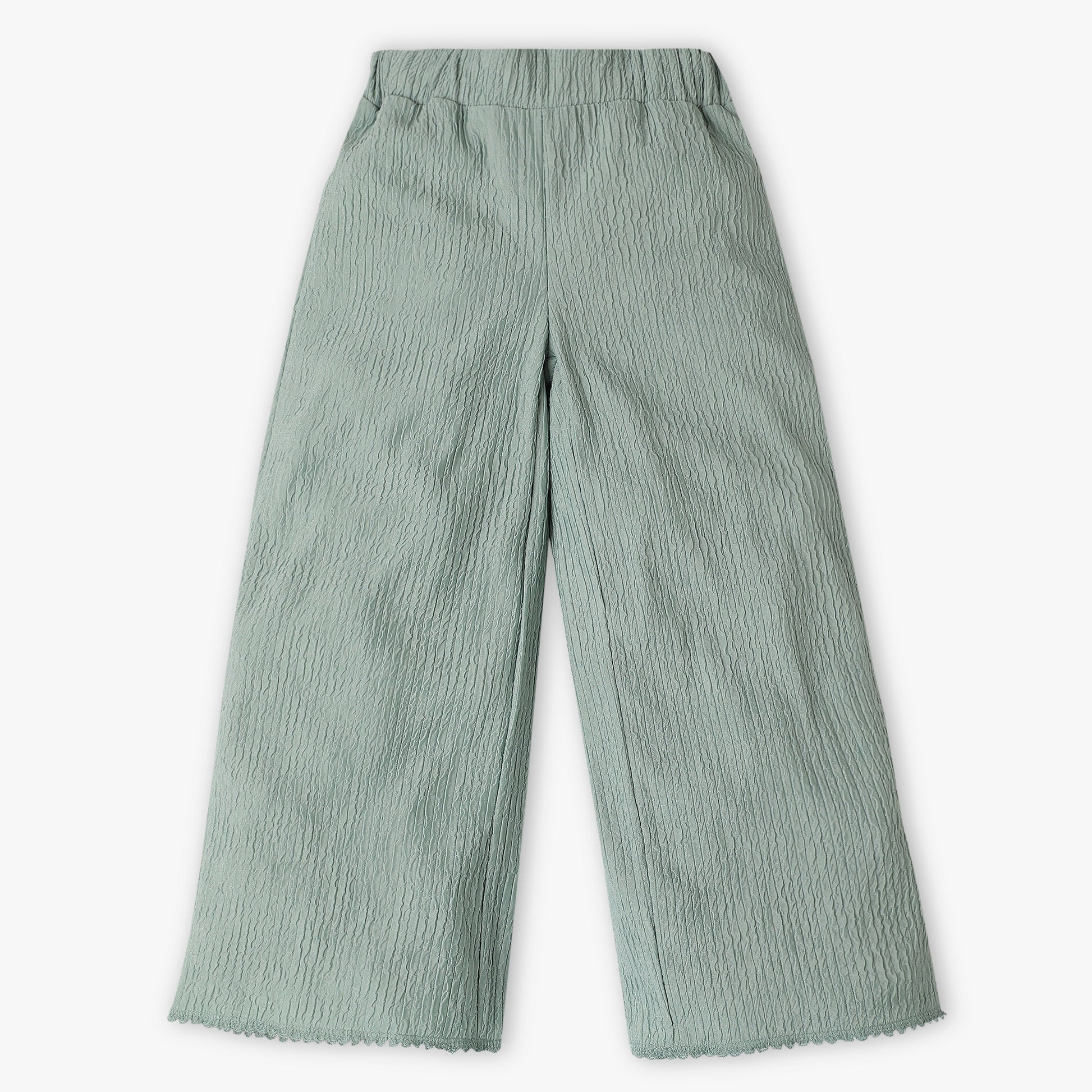 Girls Full Length Mid Rise Palazzos