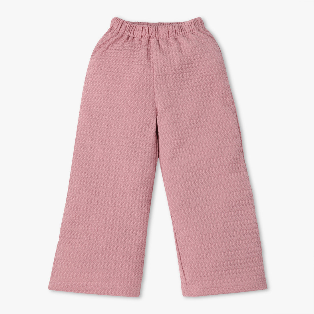 Girls Solid Mid Rise Palazzos
