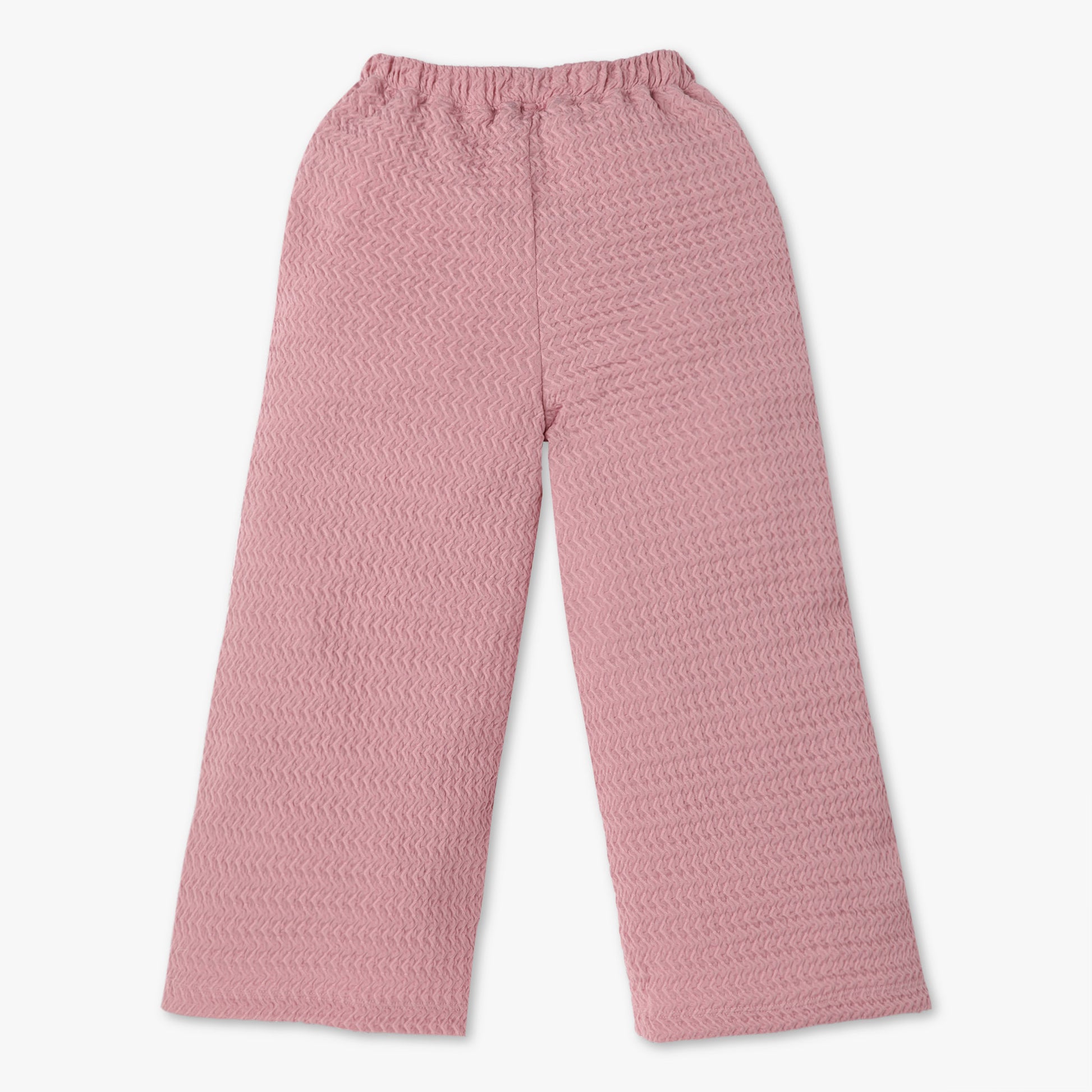 Girls Solid Mid Rise Palazzos