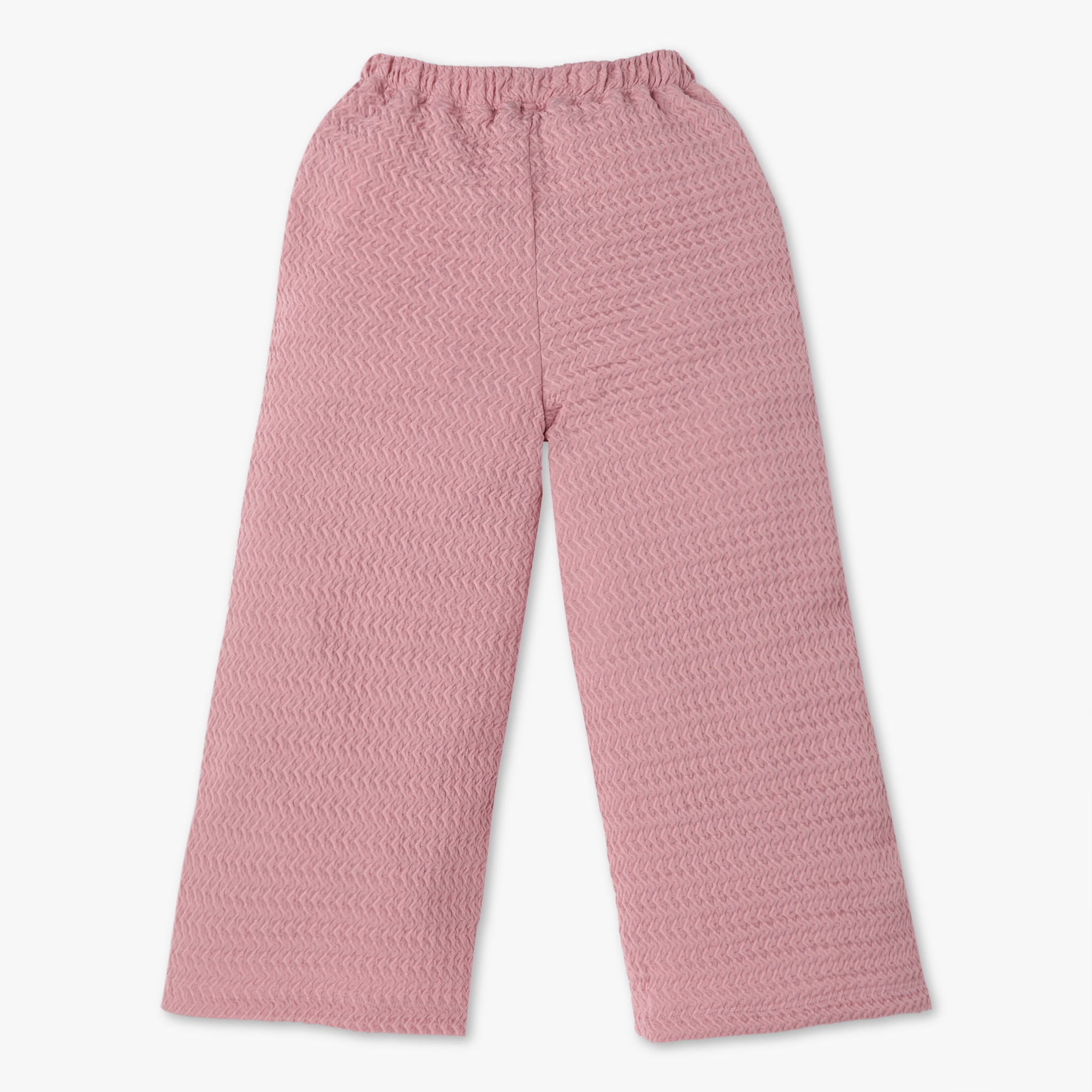 Girls Solid Mid Rise Palazzos