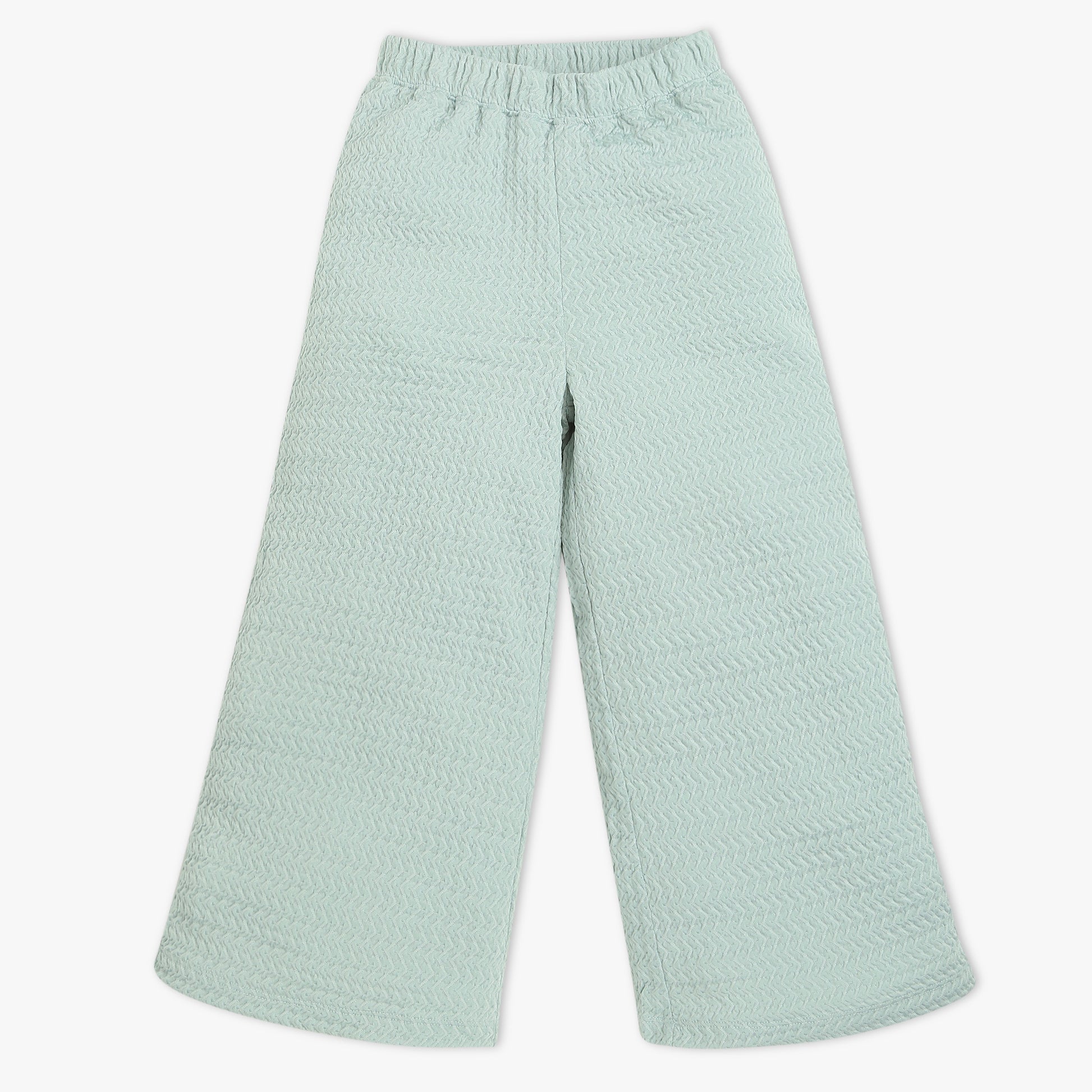 Girls Solid Mid Rise Palazzos