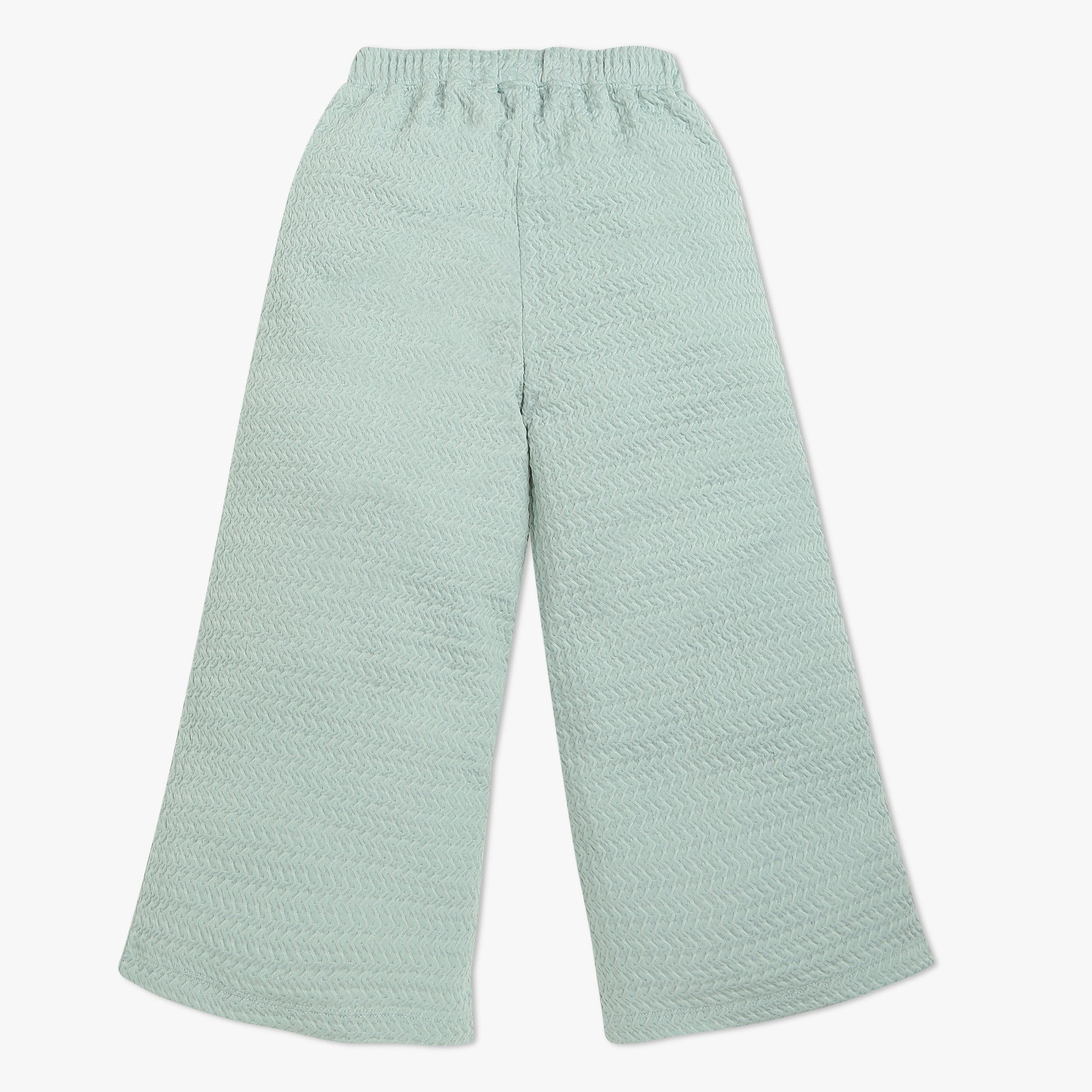 Girls Solid Mid Rise Palazzos