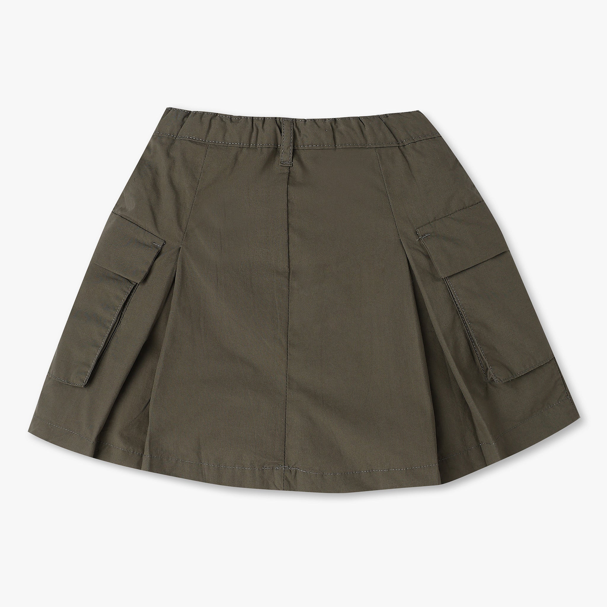 Girls Solid Skirt 