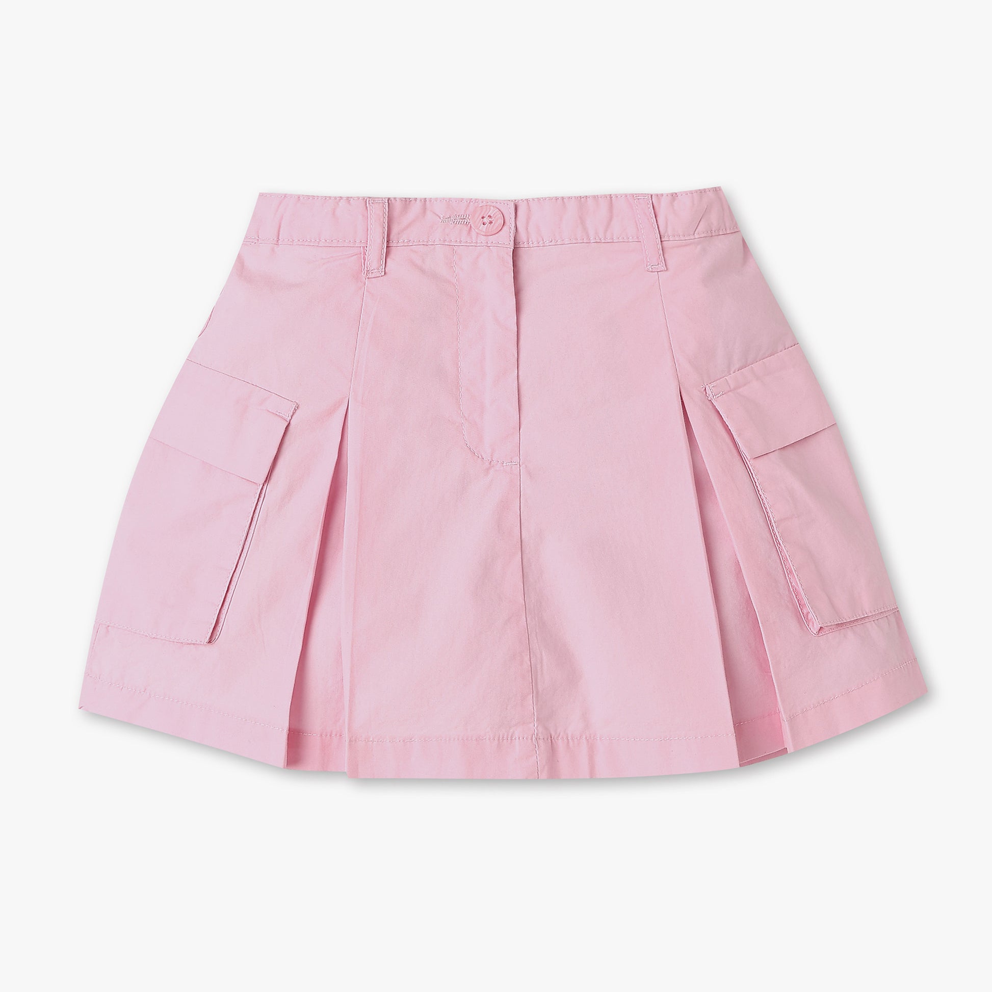 Girls Solid Skirt 