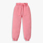 Girls Textured Bottom Full Length Mid Rise Pants