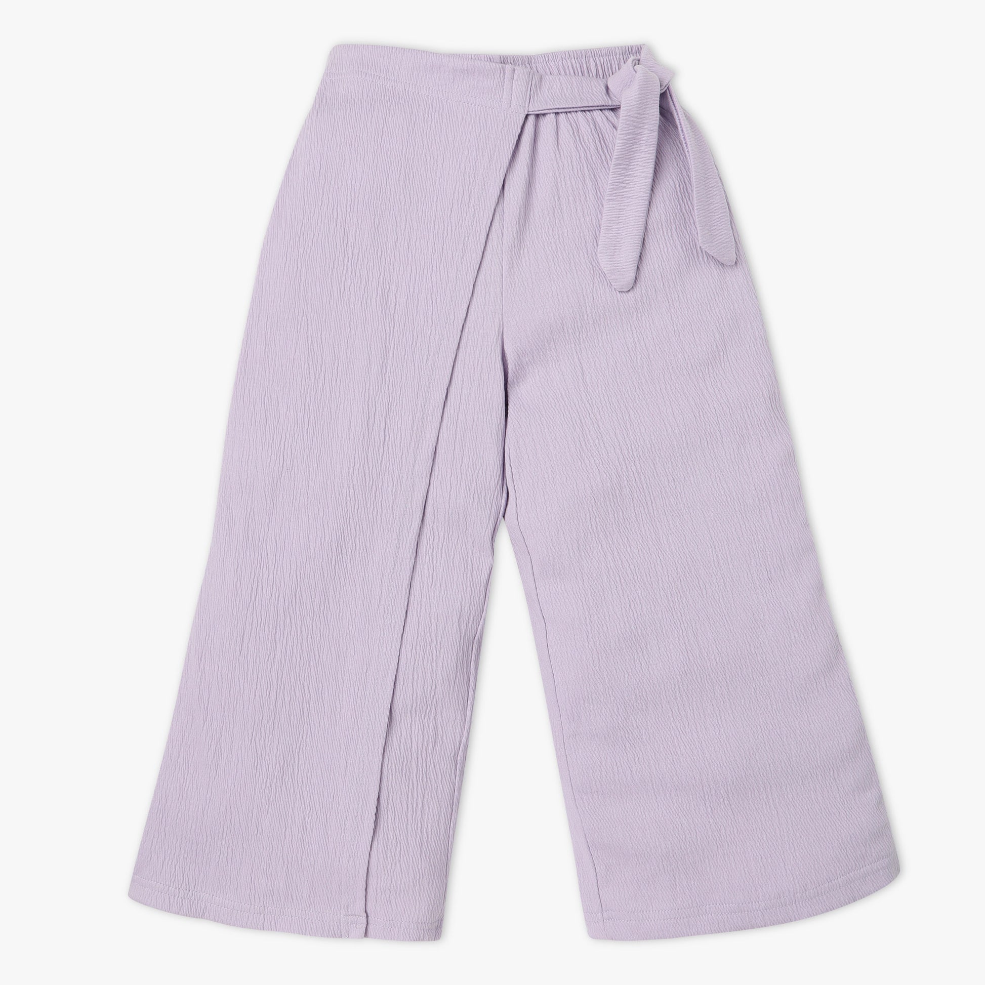 Girls Wide Leg Solid Regular Length Mid Rise Palazzos