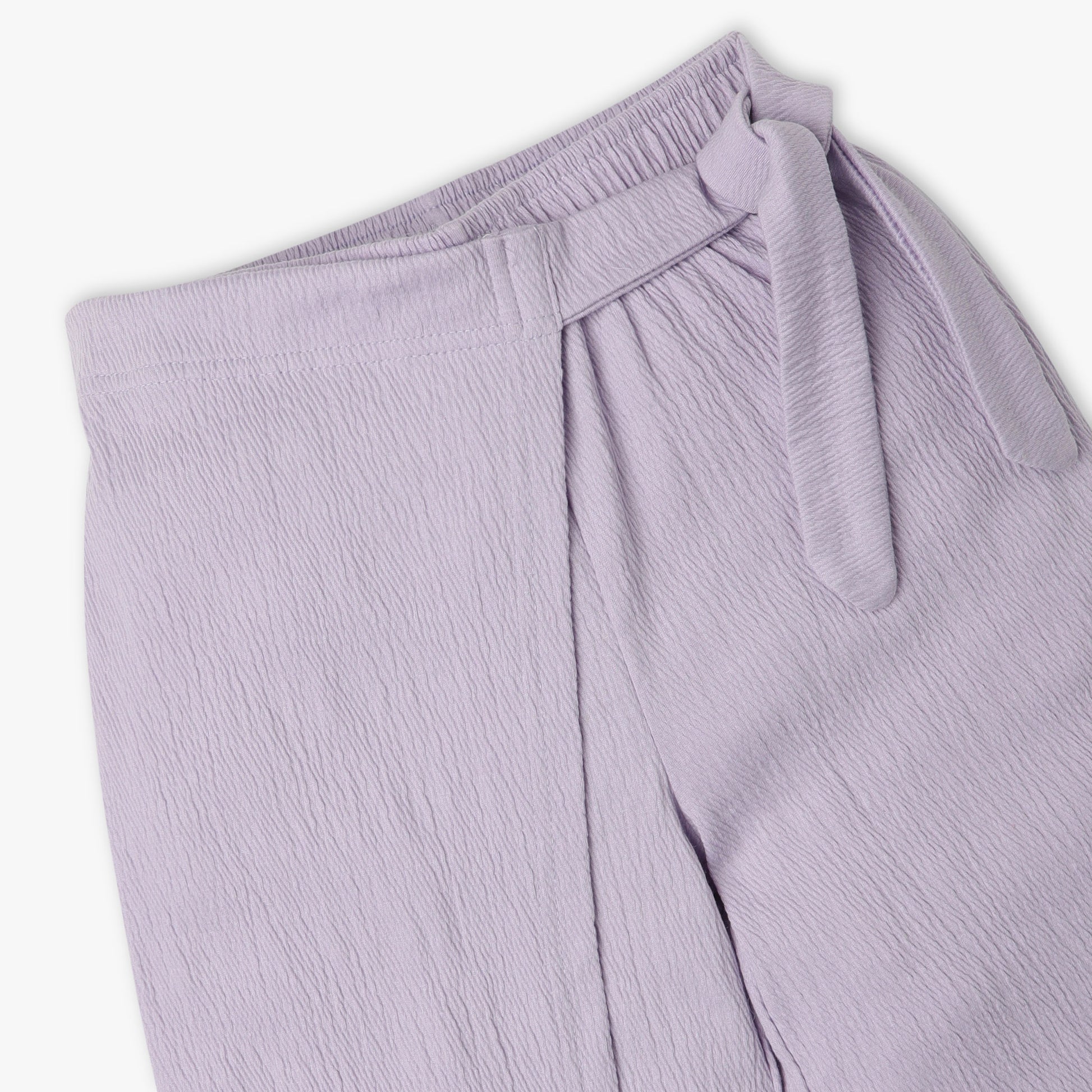 Girls Wide Leg Solid Regular Length Mid Rise Palazzos