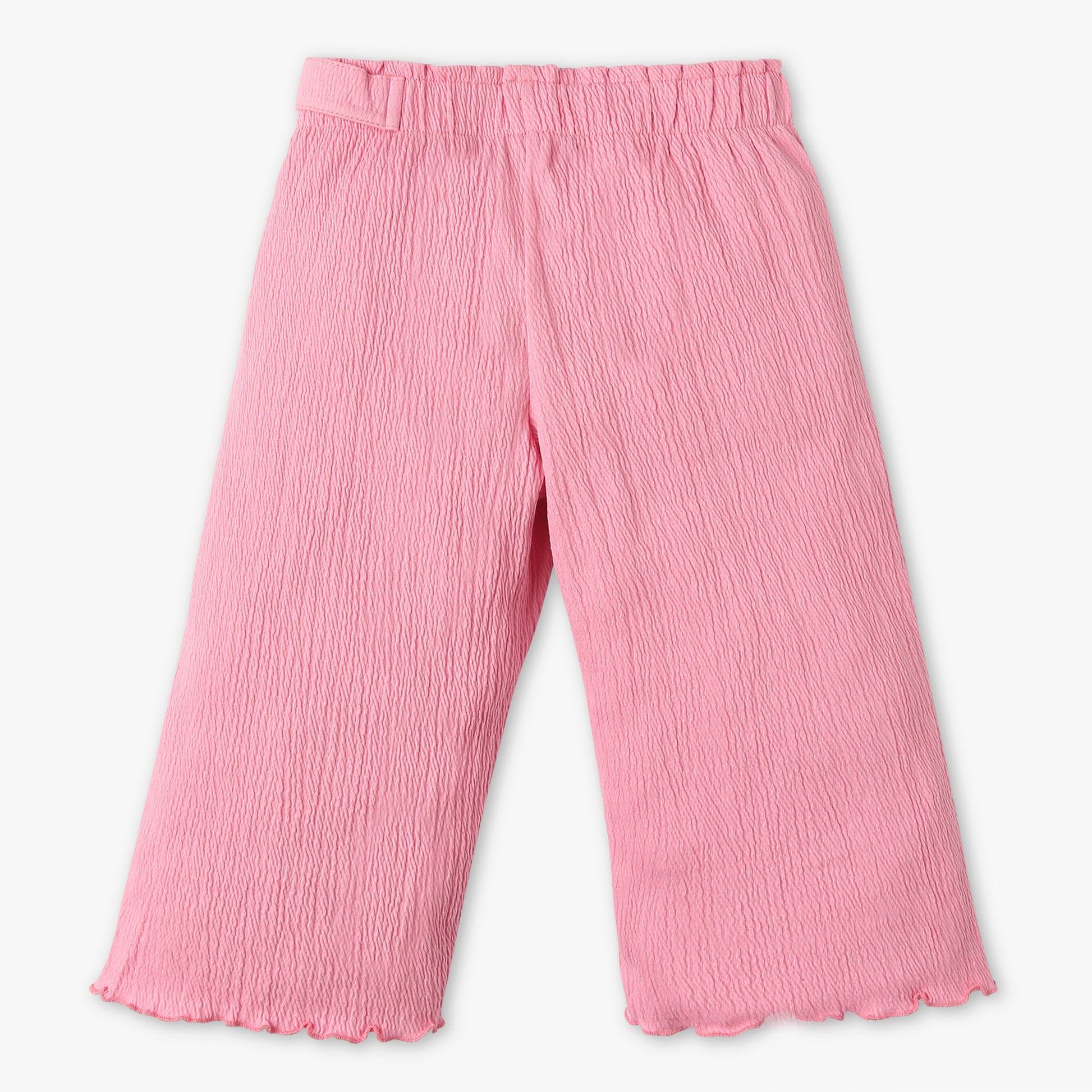 Girls Stylish Culottes With Paper Bag Waistband and Belt