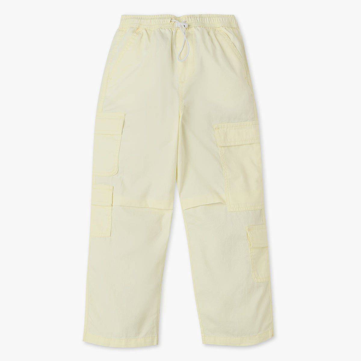 Girls Solid Full Length Joggers