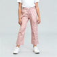 Girls Solid Cotton Joggers