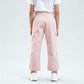 Girls Solid Cotton Joggers