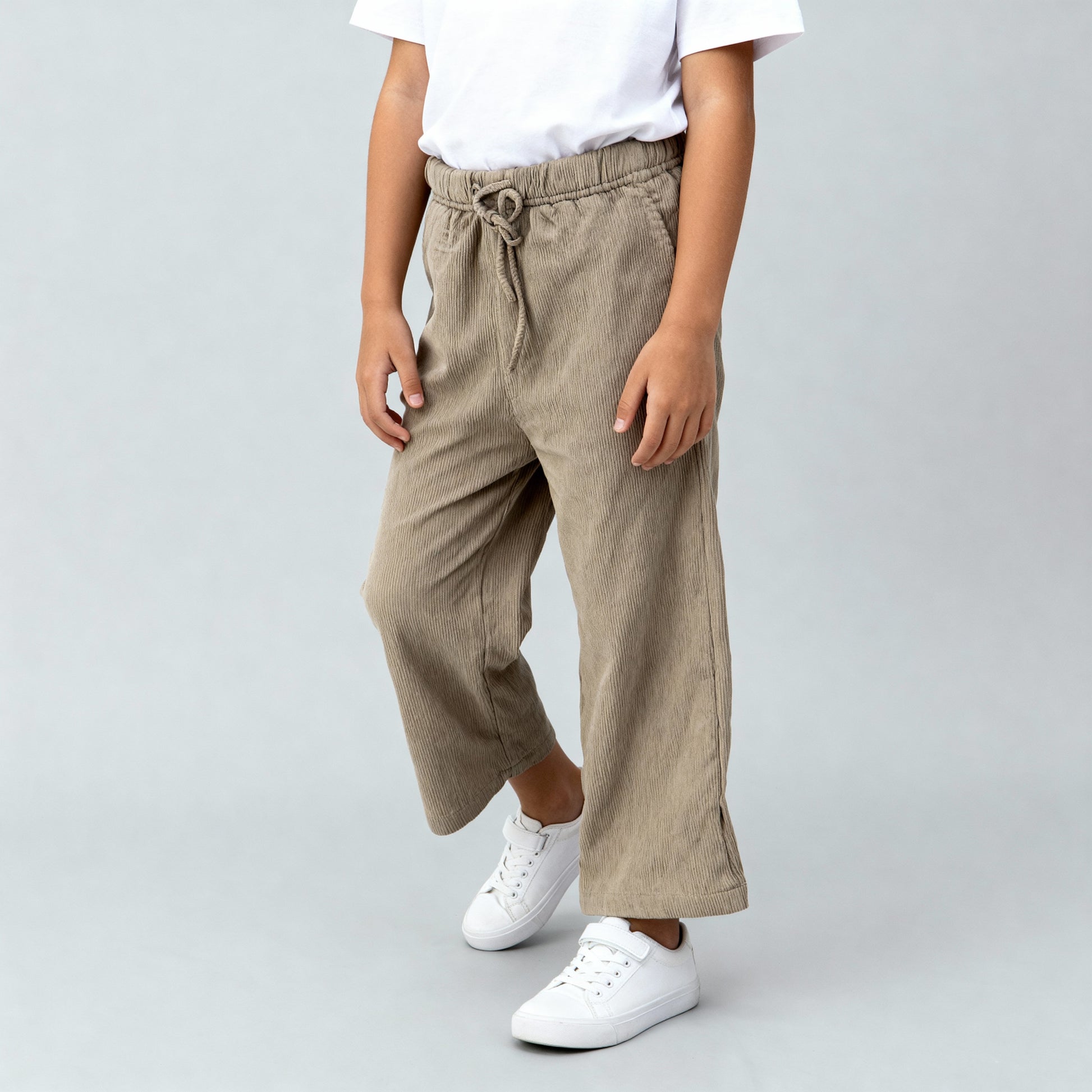 Girls Cotton Solid Palazzos