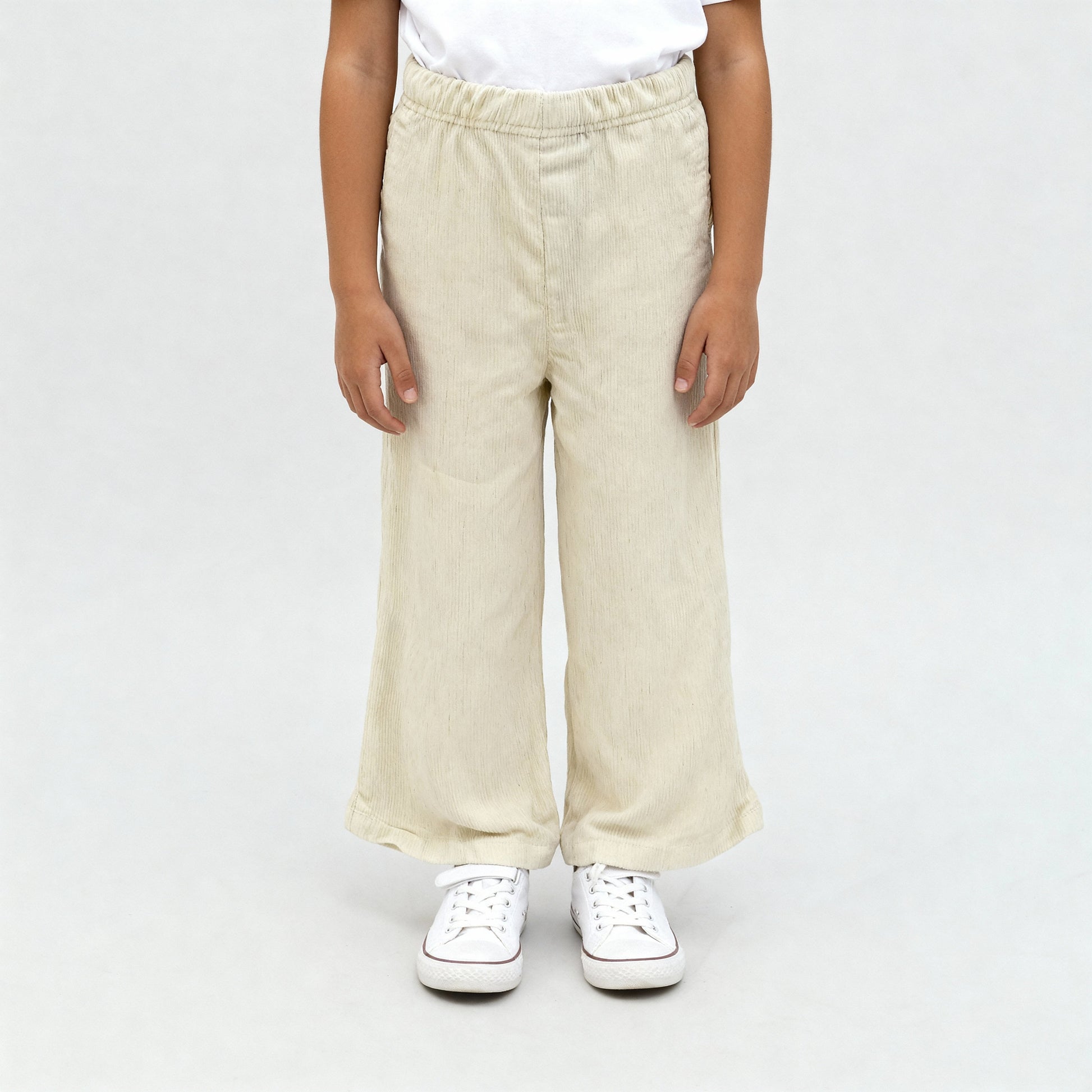 Girls Cotton Solid Palazzos