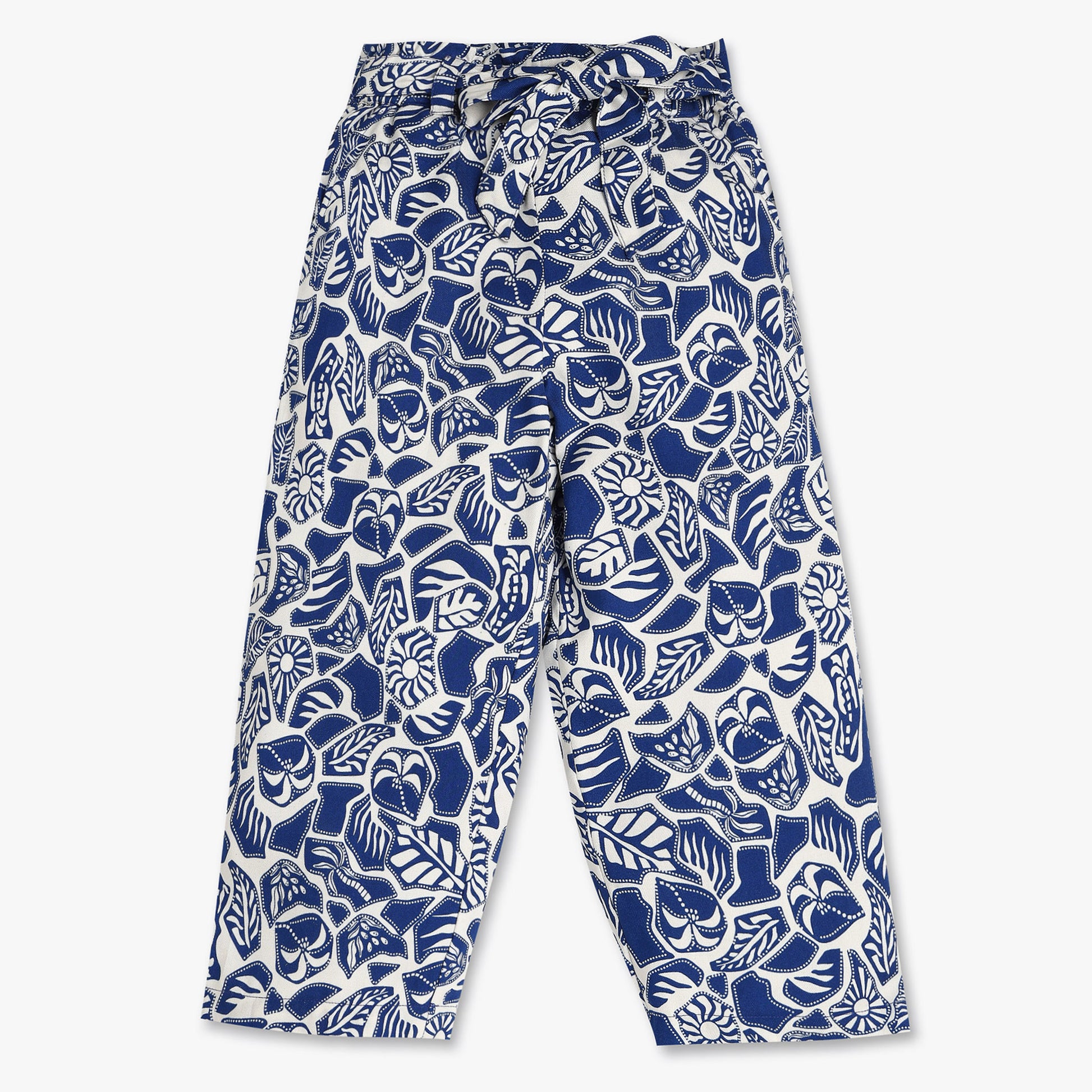 Buy Girls Regular Fit Printed Full Length Mid Rise Pants  - Style Union