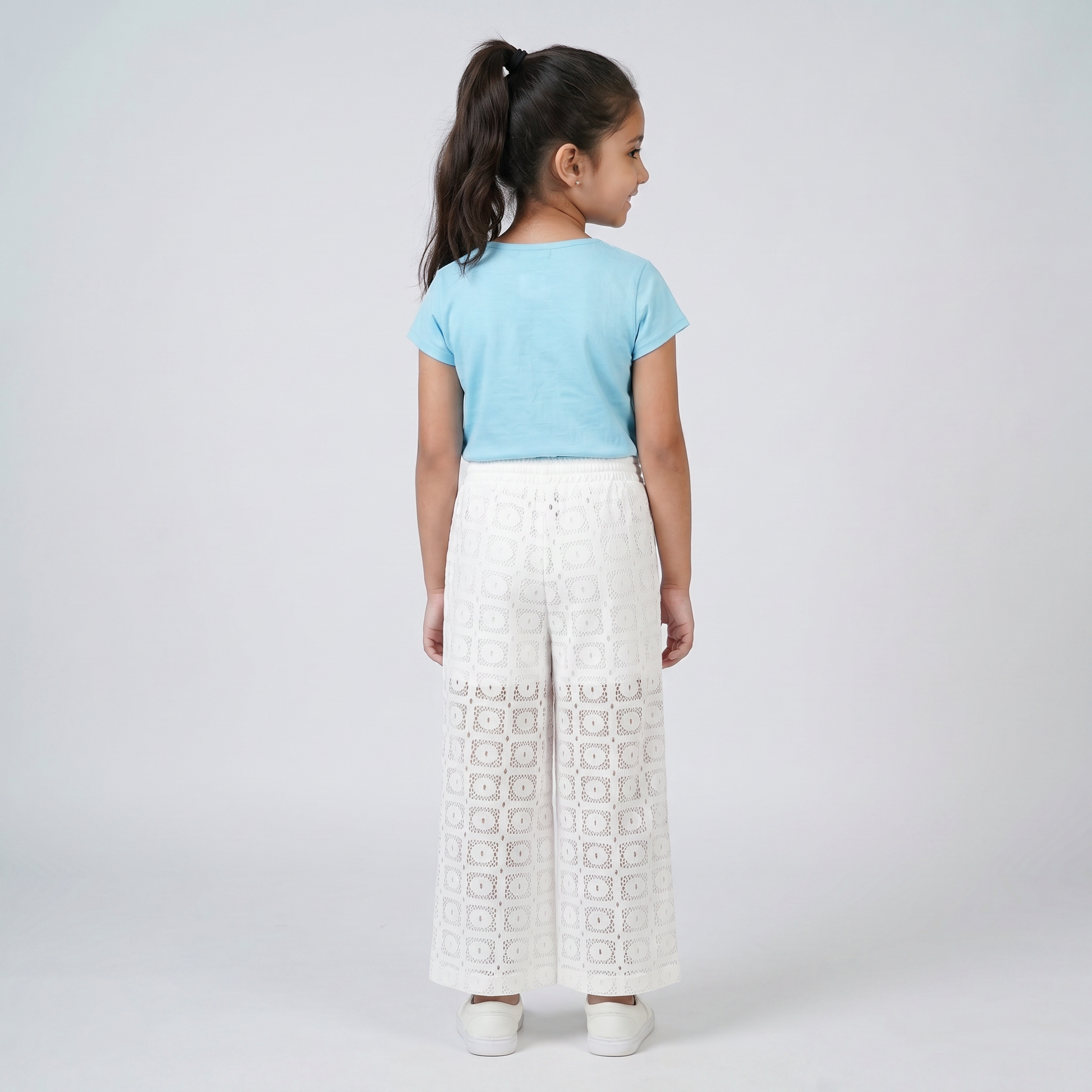 Girls Solid Palazzos