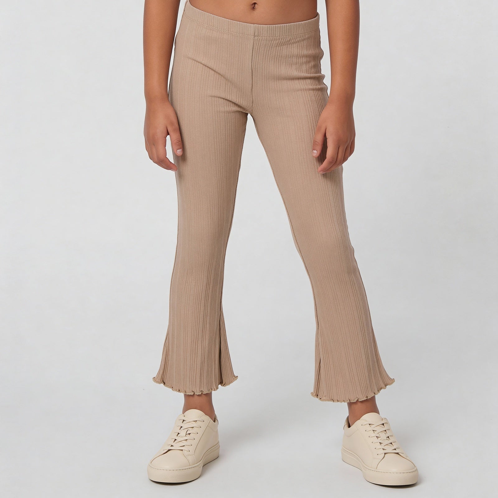 Girls Solid Slim Fit Palazzo Pants