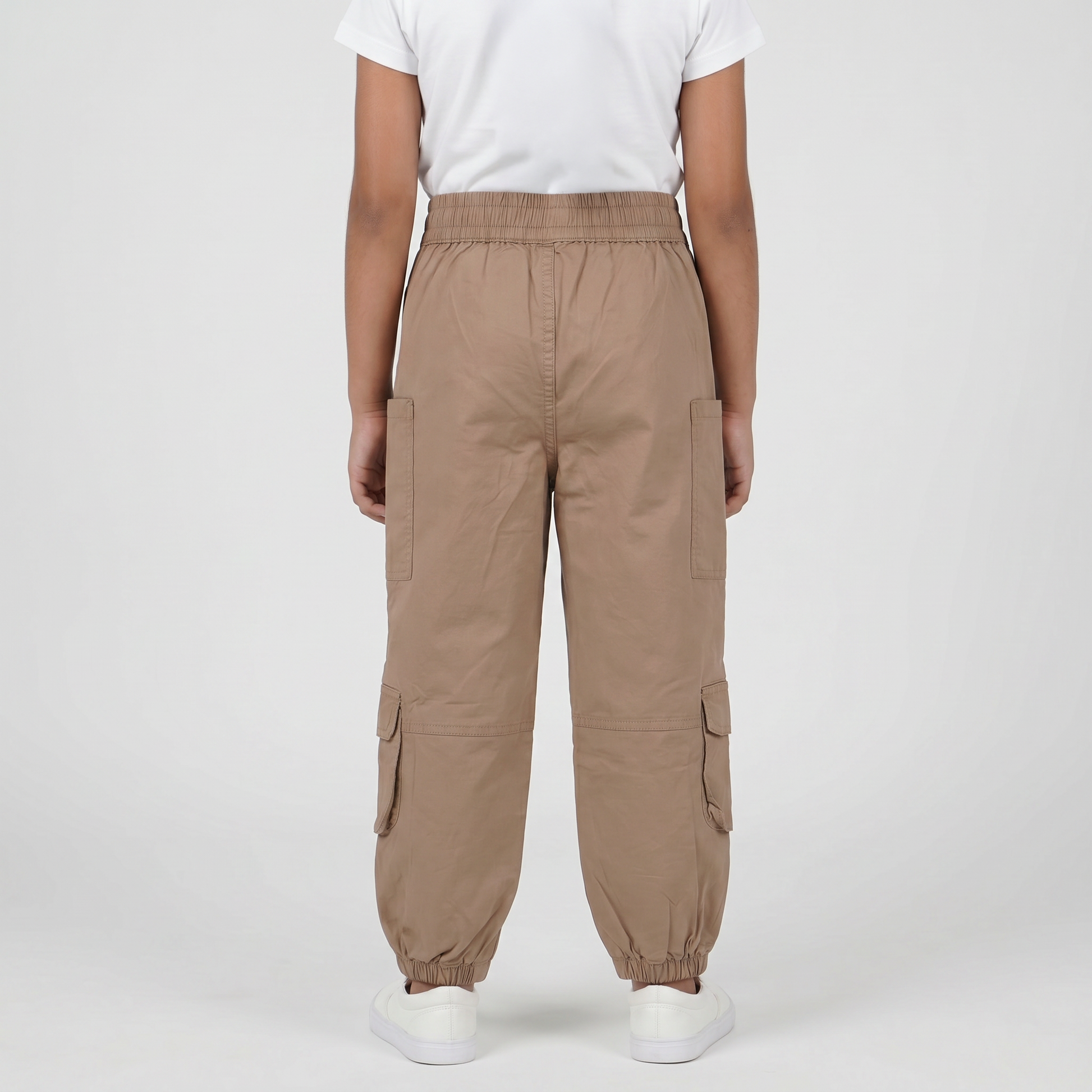 Girls Enlarged Pocket Slouch Fit Pants