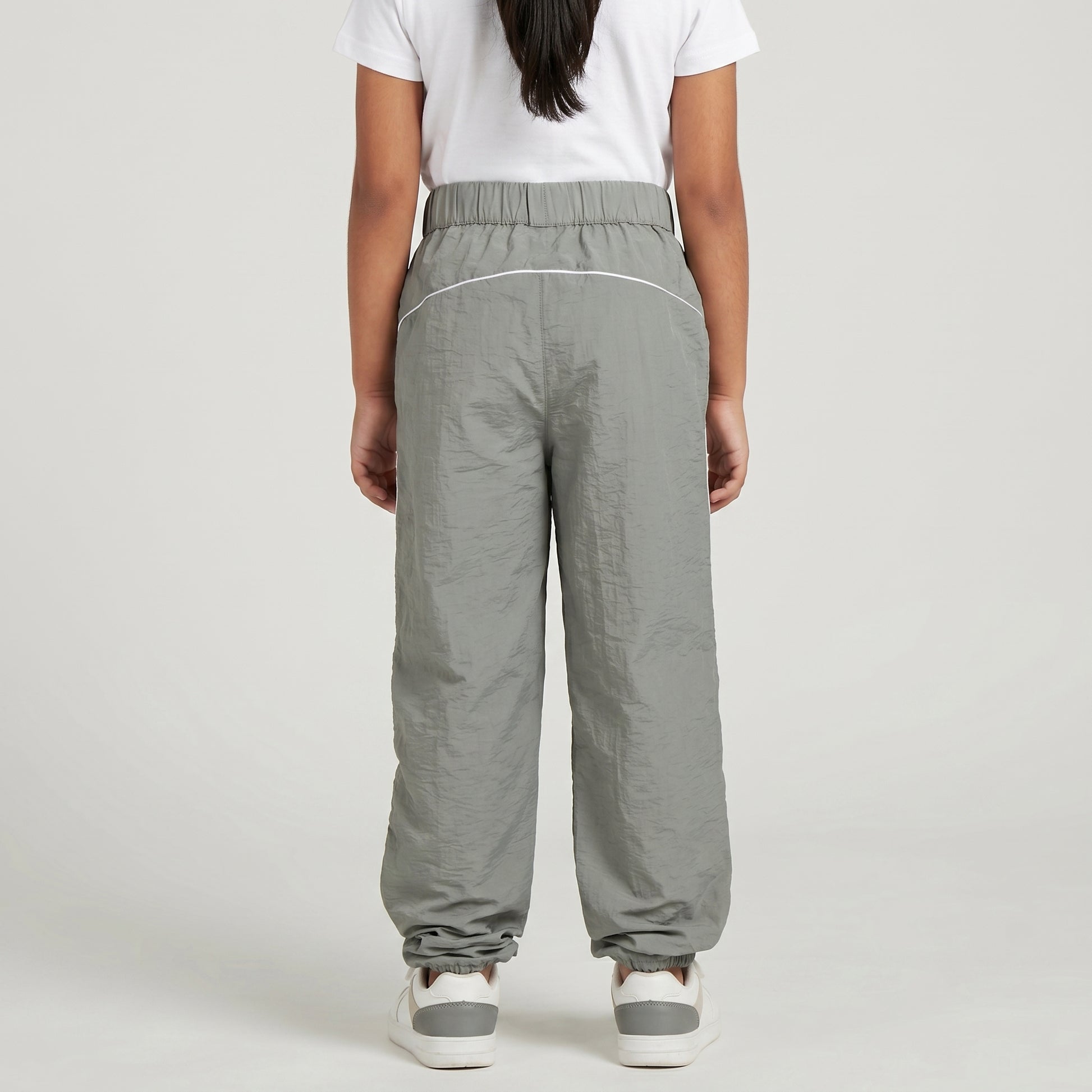 Girls Parachute Pant with Piping