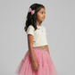 Girls Tiered Tulle Ballet  Skirt