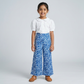 Girls Printed Wide Leg High Rise Palazzo