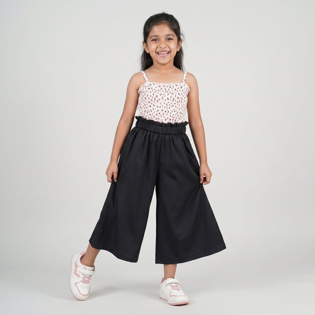 Girls Wide Leg Flared Palazzo