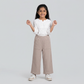 Girls Popcorn Knit Trackpant with Patch Pocket