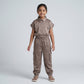 Girls Solid Straight Pants