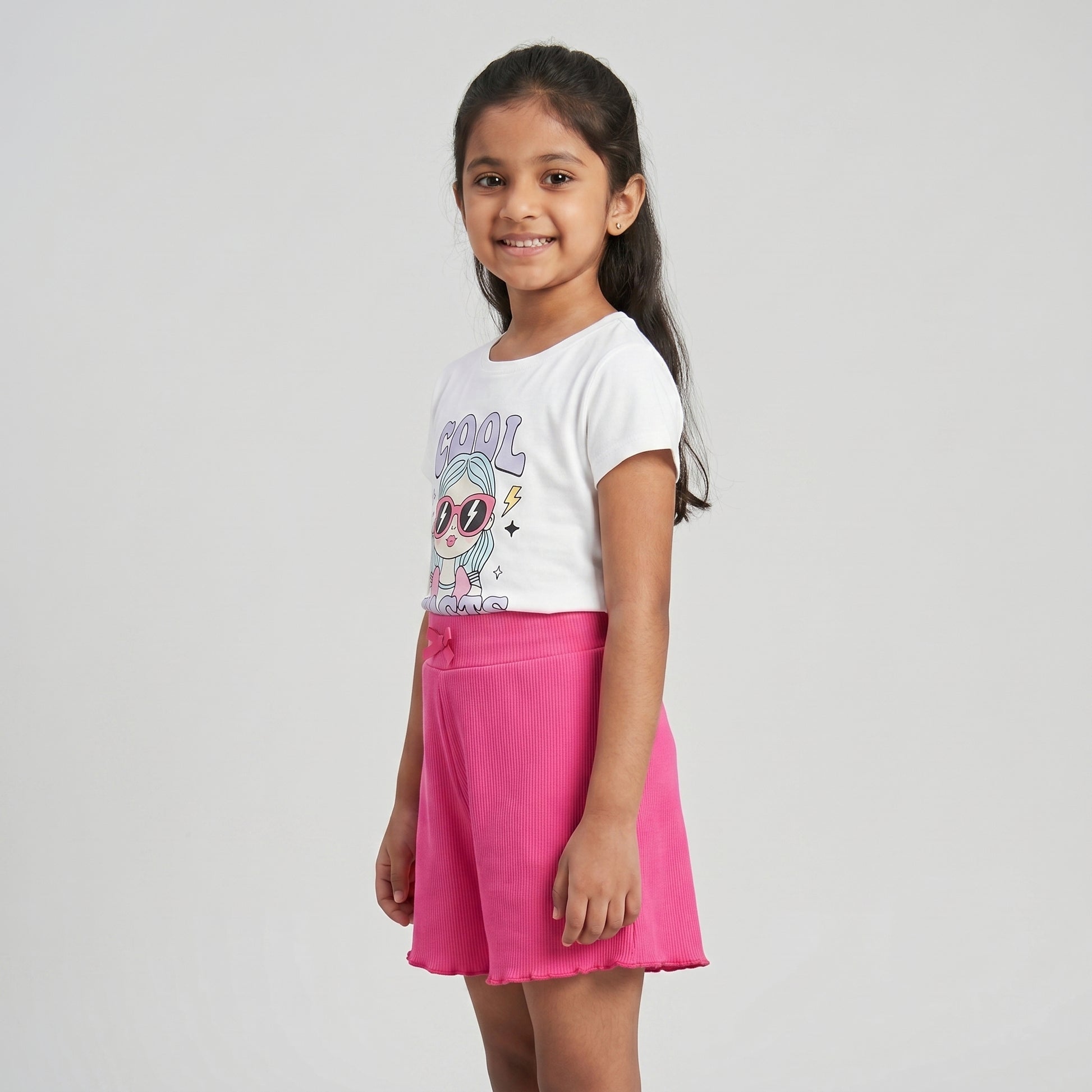 Girls Solid Playtime Shorts