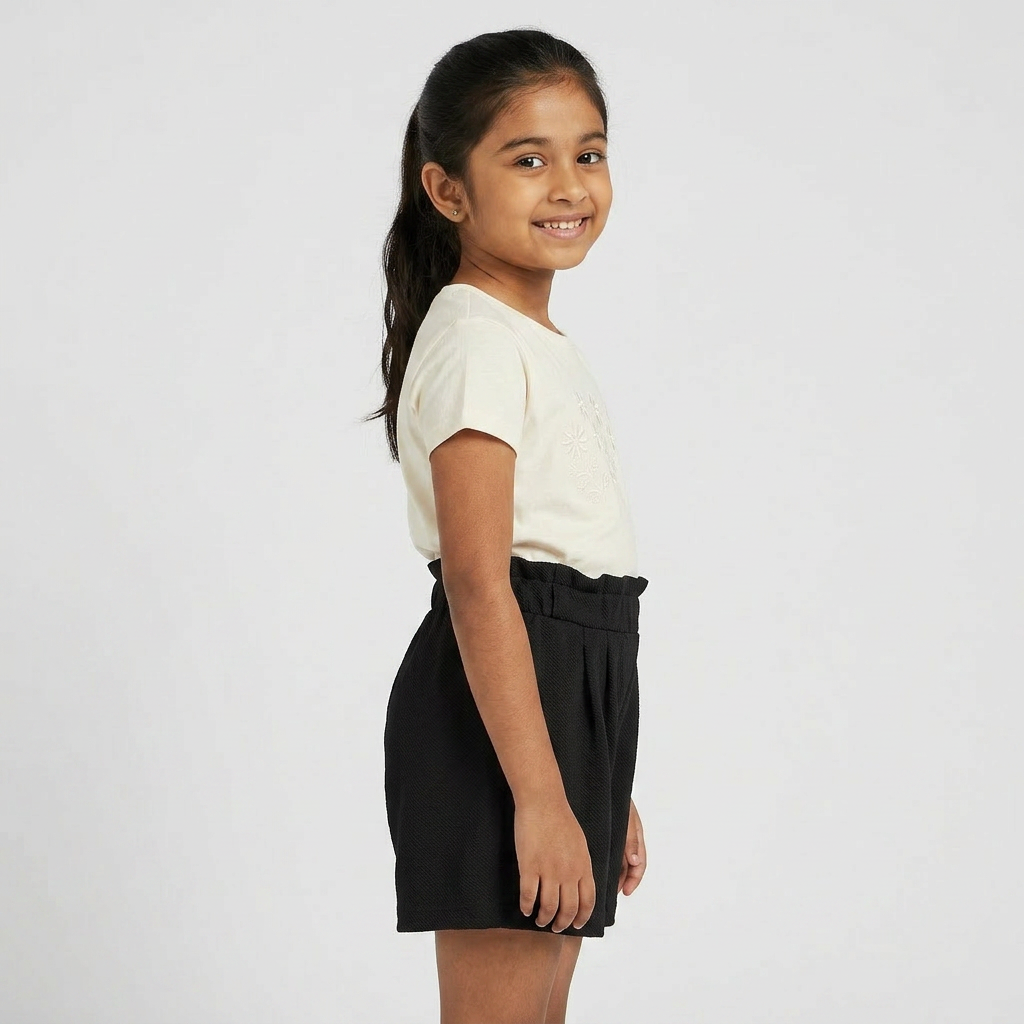 Girls Solid Playtime Shorts