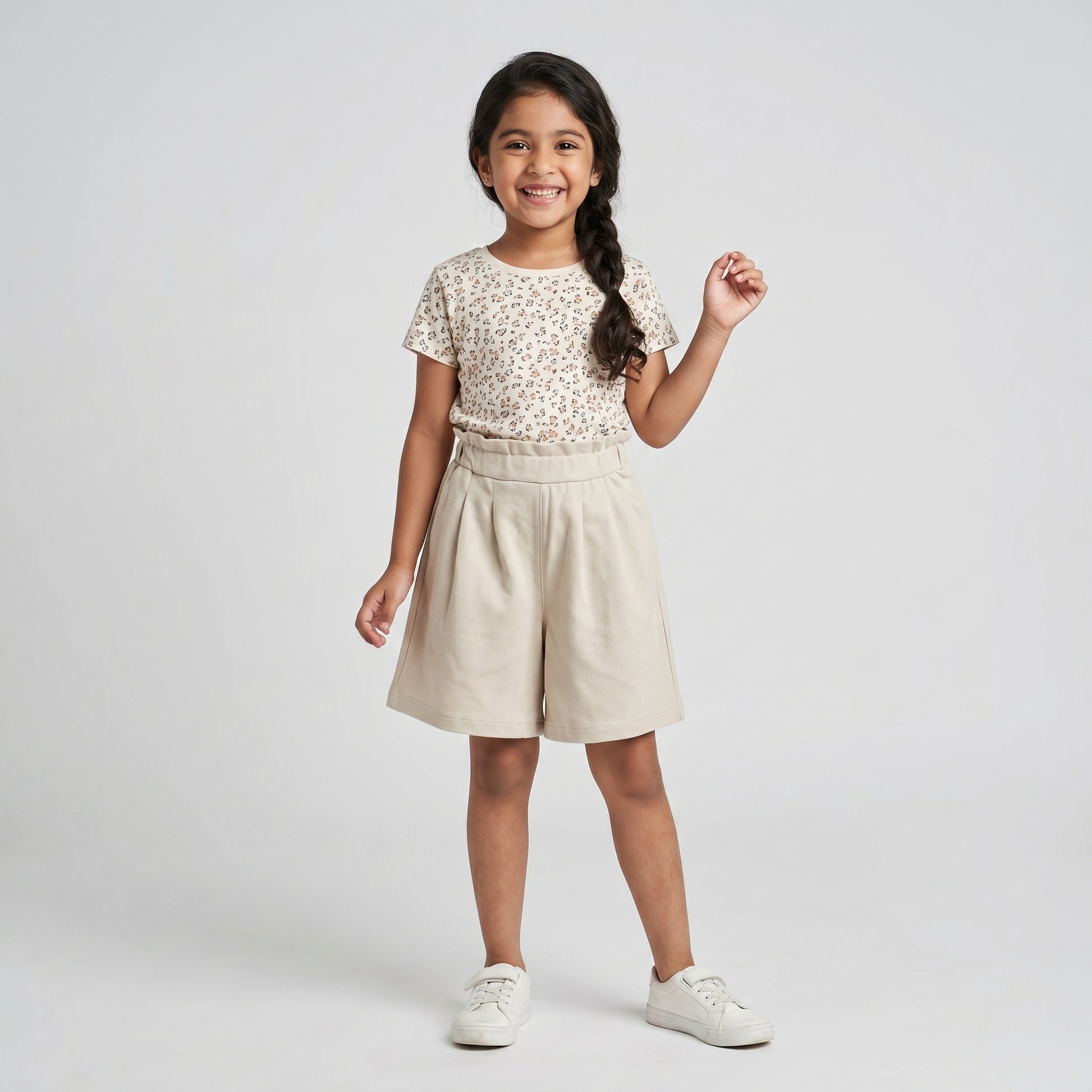 Girls Solid Playtime Shorts