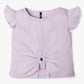 Girls Regular Fit Solid T-Shirt